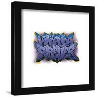 Gallery Pops Marvel Black Panther - Wakanda Forever Graffiti Wall Art-Trends International-Framed Gallery Pops