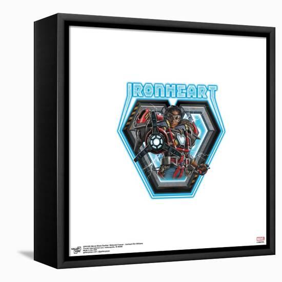Gallery Pops Marvel Black Panther: Wakanda Forever - Ironheart Badge Wall Art-Trends International-Framed Stretched Canvas