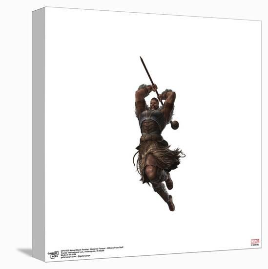 Gallery Pops Marvel Black Panther: Wakanda Forever - M'Baku Pose Staff Wall Art-Trends International-Stretched Canvas