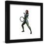 Gallery Pops Marvel Black Panther: Wakanda Forever - Nakia Pose Chakrams Wall Art-Trends International-Framed Gallery Pops