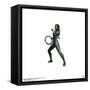 Gallery Pops Marvel Black Panther: Wakanda Forever - Nakia Pose Chakrams Wall Art-Trends International-Framed Stretched Canvas
