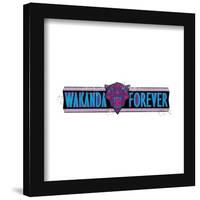 Gallery Pops Marvel Black Panther: Wakanda Forever - Wakanda Badge Wall Art-Trends International-Framed Gallery Pops