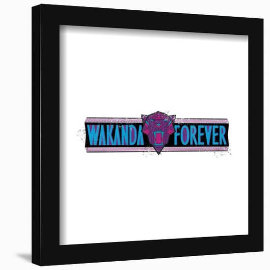 Gallery Pops Marvel Black Panther: Wakanda Forever - Wakanda Badge Wall Art-Trends International-Framed Gallery Pops