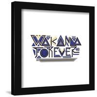 Gallery Pops Marvel Black Panther: Wakanda Forever - Wakanda Forever Text Wall Art-Trends International-Framed Gallery Pops
