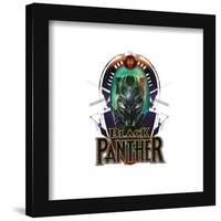 Gallery Pops Marvel Black Panther - Wakanda Tech Badge Wall Art-Trends International-Framed Gallery Pops