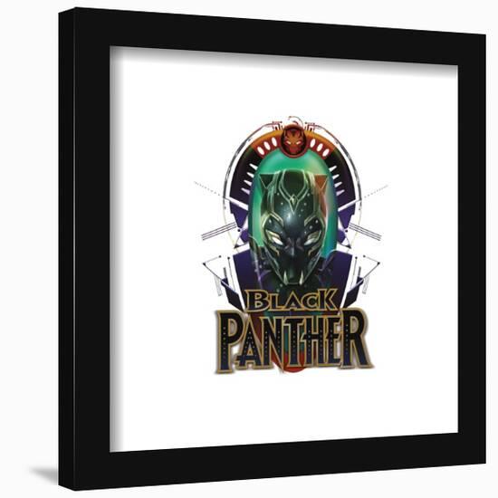 Gallery Pops Marvel Black Panther - Wakanda Tech Badge Wall Art-Trends International-Framed Gallery Pops