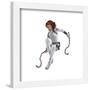 Gallery Pops Marvel Black Widow - Jumping Electroshock Batons Wall Art-Trends International-Framed Gallery Pops