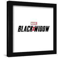 Gallery Pops Marvel Black Widow - Logo Wall Art-Trends International-Framed Gallery Pops