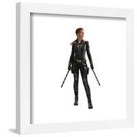Gallery Pops Marvel Black Widow - Standing Electroshock Batons Wall Art-Trends International-Framed Gallery Pops