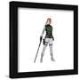 Gallery Pops Marvel Black Widow - Yelena Crimson Widow Long Bo Staff Wall Art-Trends International-Framed Gallery Pops