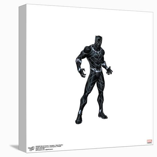 Gallery Pops Marvel Comics Avengers - Black Panther Wall Art-Trends International-Stretched Canvas