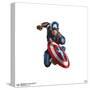 Gallery Pops Marvel Comics Avengers - Captain America Wall Art-Trends International-Stretched Canvas