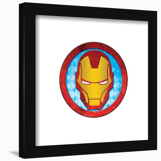 Gallery Pops Marvel Comics Avengers - Iron Man Icon Wall Art-Trends International-Framed Gallery Pops