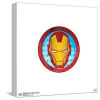 Gallery Pops Marvel Comics Avengers - Iron Man Icon Wall Art-Trends International-Stretched Canvas