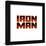 Gallery Pops Marvel Comics Avengers - Iron Man Text Wall Art-Trends International-Framed Gallery Pops