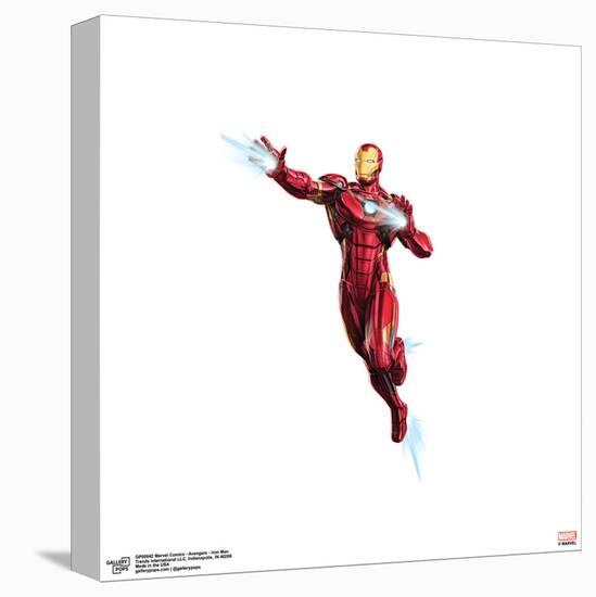 Gallery Pops Marvel Comics Avengers - Iron Man Wall Art-Trends International-Stretched Canvas