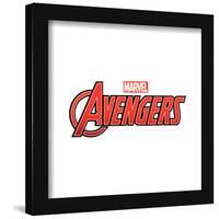 Gallery Pops Marvel Comics Avengers - Logo Wall Art-Trends International-Framed Gallery Pops