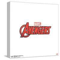 Gallery Pops Marvel Comics Avengers - Logo Wall Art-Trends International-Stretched Canvas