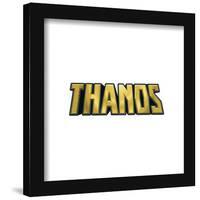 Gallery Pops Marvel Comics Avengers - Thanos Text Wall Art-Trends International-Framed Gallery Pops