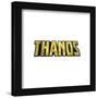 Gallery Pops Marvel Comics Avengers - Thanos Text Wall Art-Trends International-Framed Gallery Pops