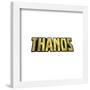 Gallery Pops Marvel Comics Avengers - Thanos Text Wall Art-Trends International-Framed Gallery Pops