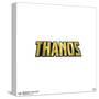 Gallery Pops Marvel Comics Avengers - Thanos Text Wall Art-Trends International-Stretched Canvas