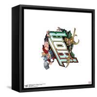 Gallery Pops Marvel Comics Avengers - Thor and Loki Text Art Wall Art-Trends International-Framed Stretched Canvas