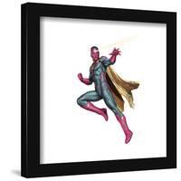 Gallery Pops Marvel Comics Avengers - Vision Wall Art-Trends International-Framed Gallery Pops