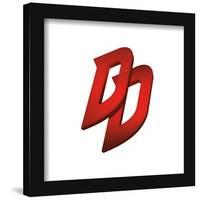 Gallery Pops Marvel Comics Daredevil - DD Symbol Wall Art-Trends International-Framed Gallery Pops