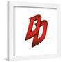 Gallery Pops Marvel Comics Daredevil - DD Symbol Wall Art-Trends International-Framed Gallery Pops