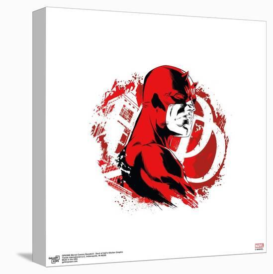 Gallery Pops Marvel Comics Daredevil - Devil of Hell's Kitchen Graphic Wall Art-Trends International-Stretched Canvas