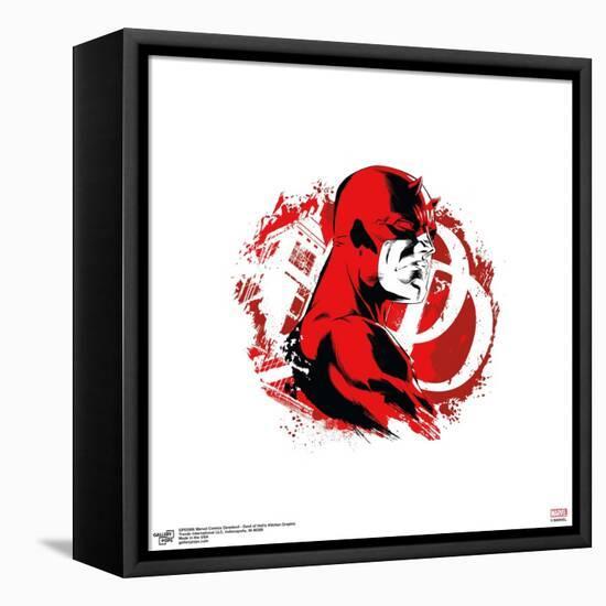 Gallery Pops Marvel Comics Daredevil - Devil of Hell's Kitchen Graphic Wall Art-Trends International-Framed Stretched Canvas