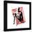 Gallery Pops Marvel Comics Daredevil - Geometric Devil Ink Sketch Wall Art-Trends International-Framed Gallery Pops