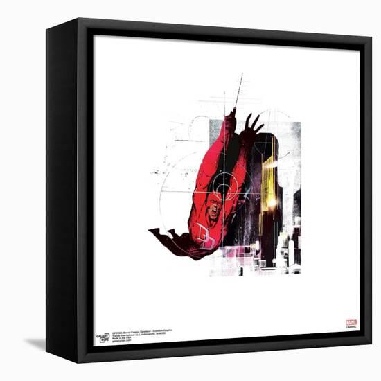 Gallery Pops Marvel Comics Daredevil - Guardian Graphic Wall Art-Trends International-Framed Stretched Canvas