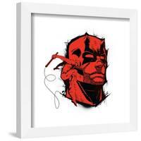 Gallery Pops Marvel Comics Daredevil - Red Devil Badge Wall Art-Trends International-Framed Gallery Pops
