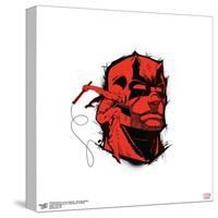 Gallery Pops Marvel Comics Daredevil - Red Devil Badge Wall Art-Trends International-Stretched Canvas