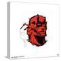 Gallery Pops Marvel Comics Daredevil - Red Devil Badge Wall Art-Trends International-Stretched Canvas