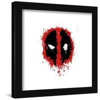 Gallery Pops Marvel Comics - Deadpool - Grunge Mask Wall Art-Trends International-Framed Gallery Pops