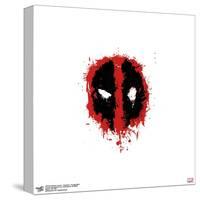 Gallery Pops Marvel Comics - Deadpool - Grunge Mask Wall Art-Trends International-Stretched Canvas