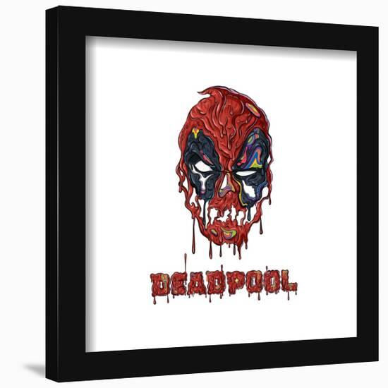 Gallery Pops Marvel Comics - Deadpool - Logo Wall Art-Trends International-Framed Gallery Pops