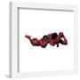 Gallery Pops Marvel Comics - Deadpool - Reclined Pose Wall Art-Trends International-Framed Gallery Pops