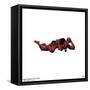Gallery Pops Marvel Comics - Deadpool - Reclined Pose Wall Art-Trends International-Framed Stretched Canvas