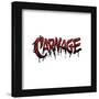 Gallery Pops Marvel Comics Spider-Man - Carnage Text Wall Art-Trends International-Framed Gallery Pops