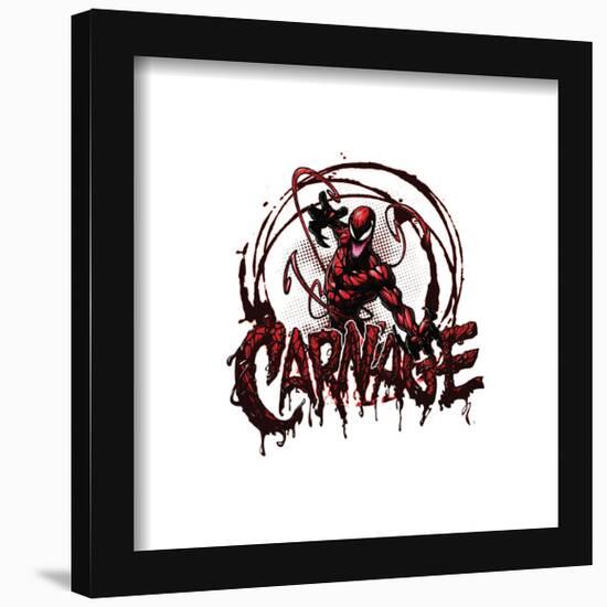 Gallery Pops Marvel Comics Spider-Man - Carnage Twisted Webs Wall Art-Trends International-Framed Gallery Pops