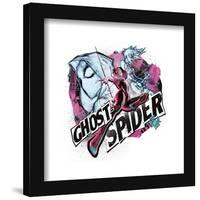 Gallery Pops Marvel Comics Spider-Man - Gallery Badge Ghost-Spider Wall Art-Trends International-Framed Gallery Pops