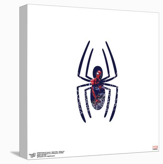 Gallery Pops Marvel Comics Spider-Man - Spider Art Wall Art-Trends International-Stretched Canvas