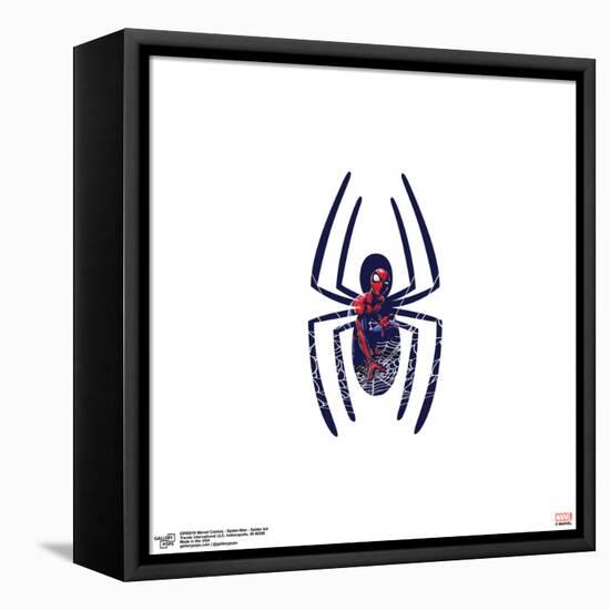 Gallery Pops Marvel Comics Spider-Man - Spider Art Wall Art-Trends International-Framed Stretched Canvas