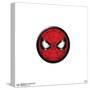 Gallery Pops Marvel Comics Spider-Man - Spider Icon Wall Art-Trends International-Stretched Canvas