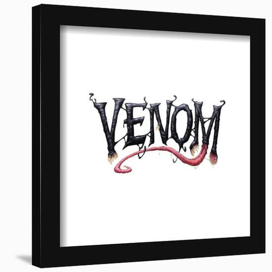 Gallery Pops Marvel Comics Spider-Man - Venom Text Wall Art-Trends International-Framed Gallery Pops