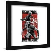 Gallery Pops Marvel Deadpool & Wolverine - Dual Headshot Wall Art-Trends International-Framed Gallery Pops